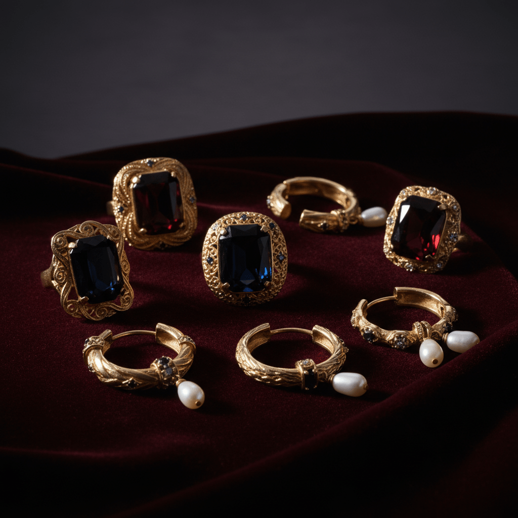 Earrings & Rings - Vintgedrifter