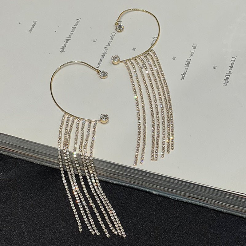 14K Gold & Silver Plated Geometric Ear Hook Earrings – Women's - Vintgedrifter
