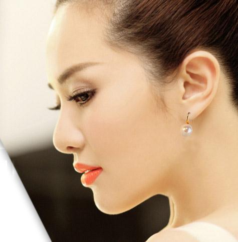 18K Gold Plated Pearl Drop Earrings – Korean Style Women's Jewelry - Vintgedrifter