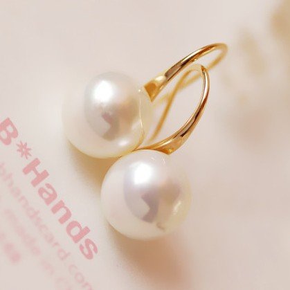 18K Gold Plated Pearl Drop Earrings – Korean Style Women's Jewelry - Vintgedrifter