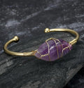 Asgard Crafted Natural Gemstone Bangle - Vintgedrifter
