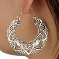 Bohemian Geometric Earrings – Gold Plated Alloy | Women's Fashion - Vintgedrifter