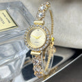 Diamond-Cut Quartz Watch – Women's Fashion Watch | Gold, Pink, Red, Green - Vintgedrifter