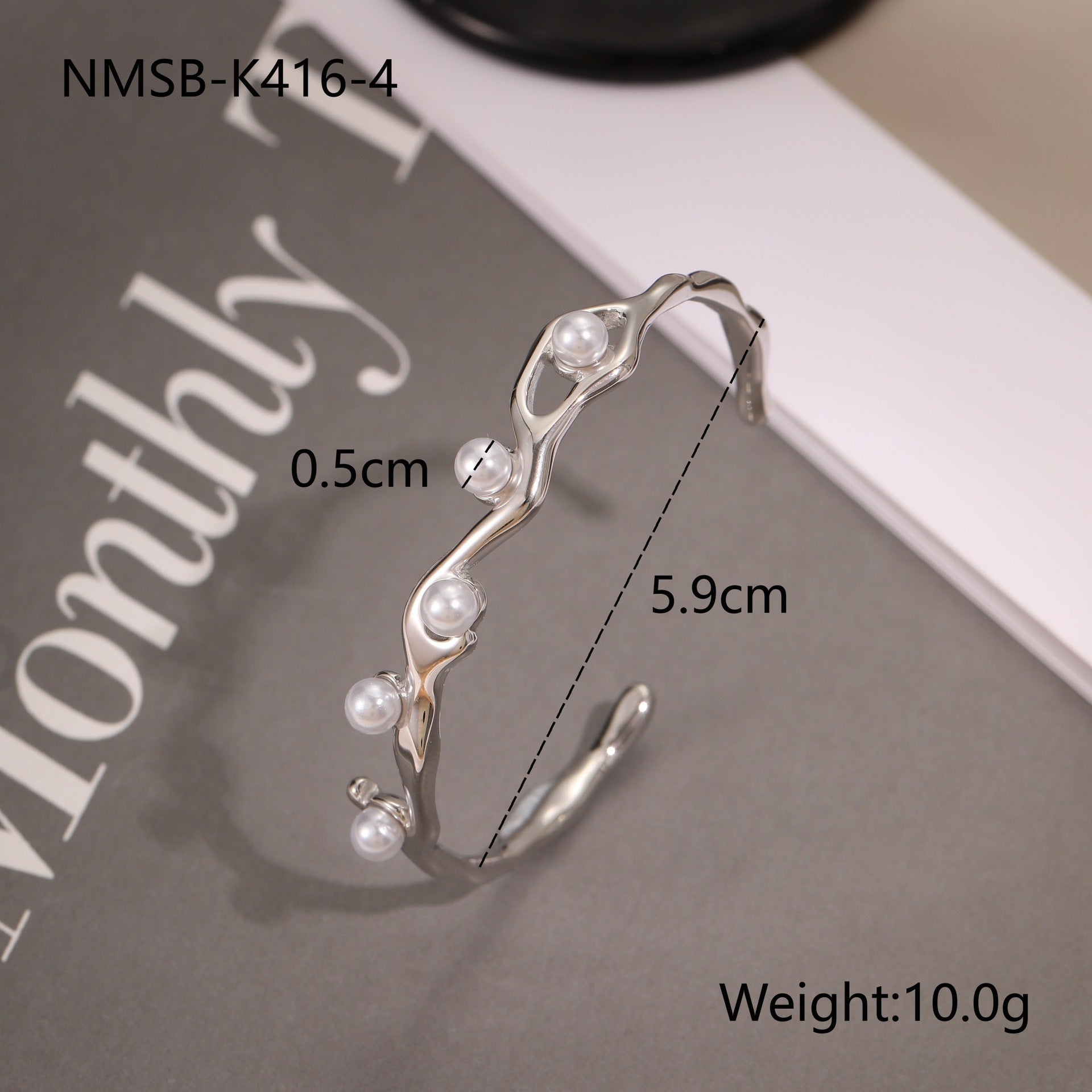 European And American Ins Fashion Design Stainless Steel Bracelet Opening Bracelet - Vintgedrifter