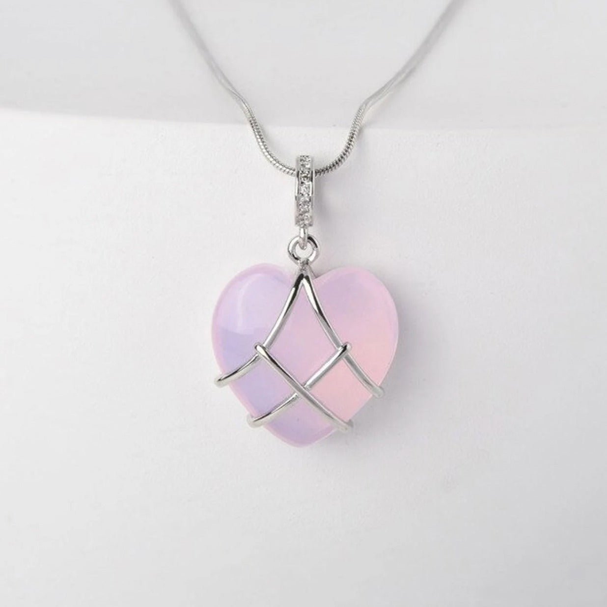 Fashion Moonstone Necklace For Cartoon Princess Love Girl Necklace Novelty Jewelry - Vintgedrifter