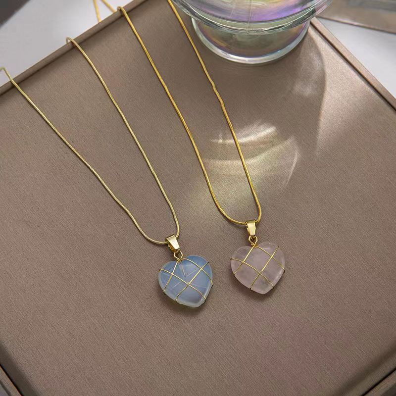 Fashion Moonstone Necklace For Cartoon Princess Love Girl Necklace Novelty Jewelry - Vintgedrifter
