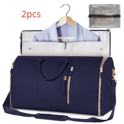 Large Capacity Waterproof Travel Duffle Bag – Women's Foldable Suit Bag & Tote - Vintgedrifter