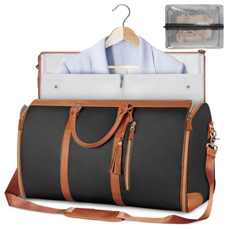 Large Capacity Waterproof Travel Duffle Bag – Women's Foldable Suit Bag & Tote - Vintgedrifter