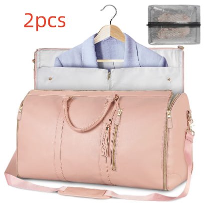 Large Capacity Waterproof Travel Duffle Bag – Women's Foldable Suit Bag & Tote - Vintgedrifter