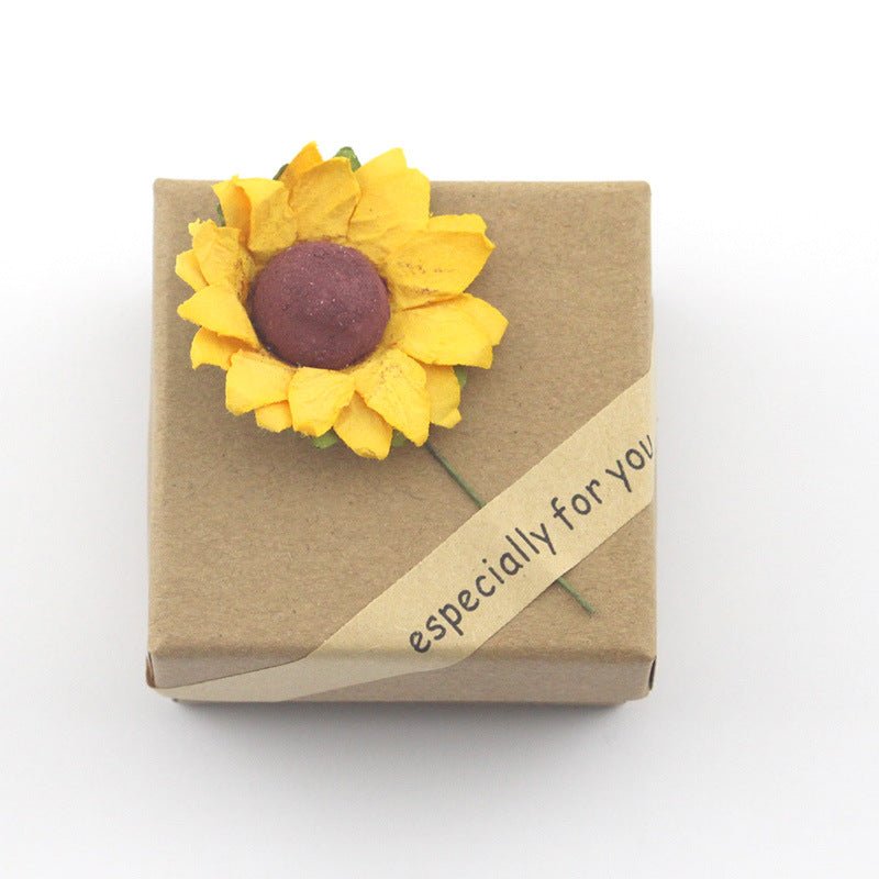 Sunflower Double Lettering Necklace - Vintgedrifter