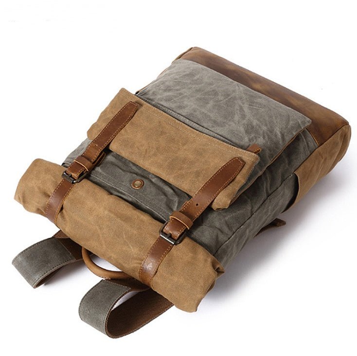 Vintage Canvas Backpack – Unisex Retro Style Laptop Bag | 20–35L - Vintgedrifter