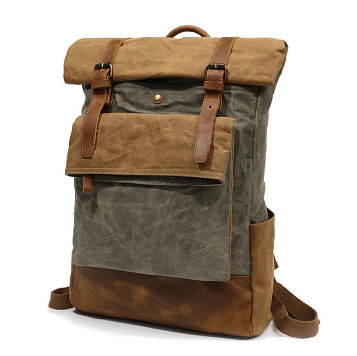 Vintage Canvas Backpack – Unisex Retro Style Laptop Bag | 20–35L - Vintgedrifter