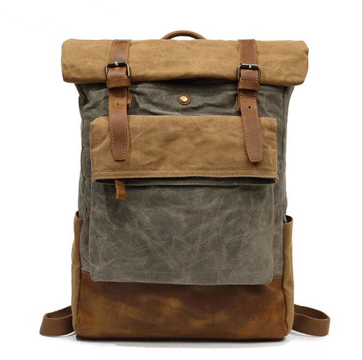Vintage Canvas Backpack – Unisex Retro Style Laptop Bag | 20–35L - Vintgedrifter