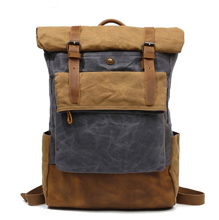 Vintage Canvas Backpack – Unisex Retro Style Laptop Bag | 20–35L - Vintgedrifter
