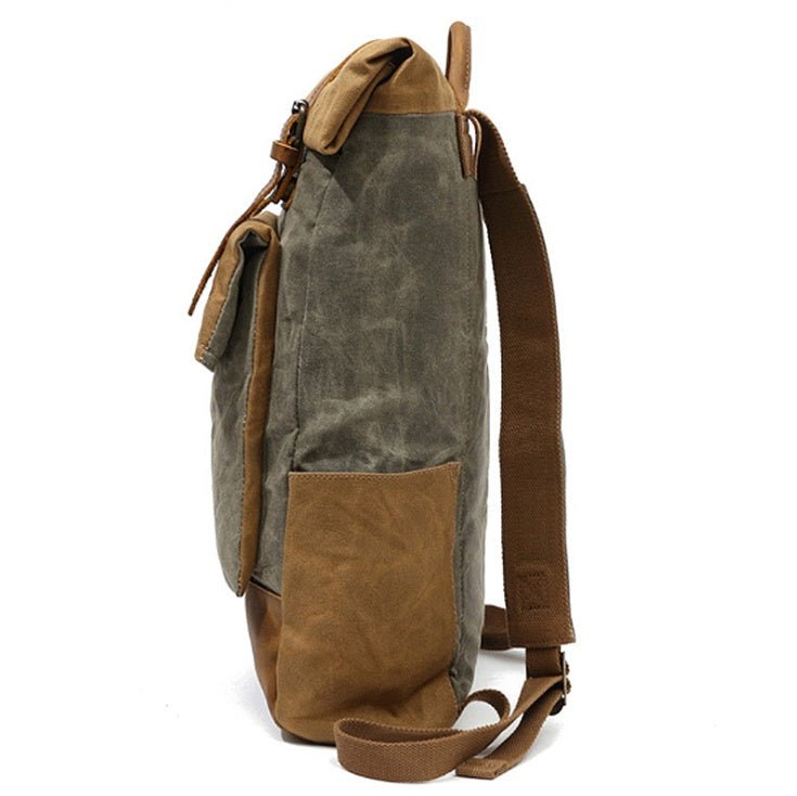 Vintage Canvas Backpack – Unisex Retro Style Laptop Bag | 20–35L - Vintgedrifter