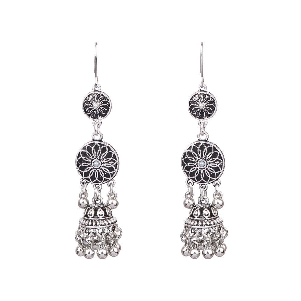 Vintage Ethnic Bell Drop Earrings – Women's Retro Alloy Earrings | 10 Styles - Vintgedrifter