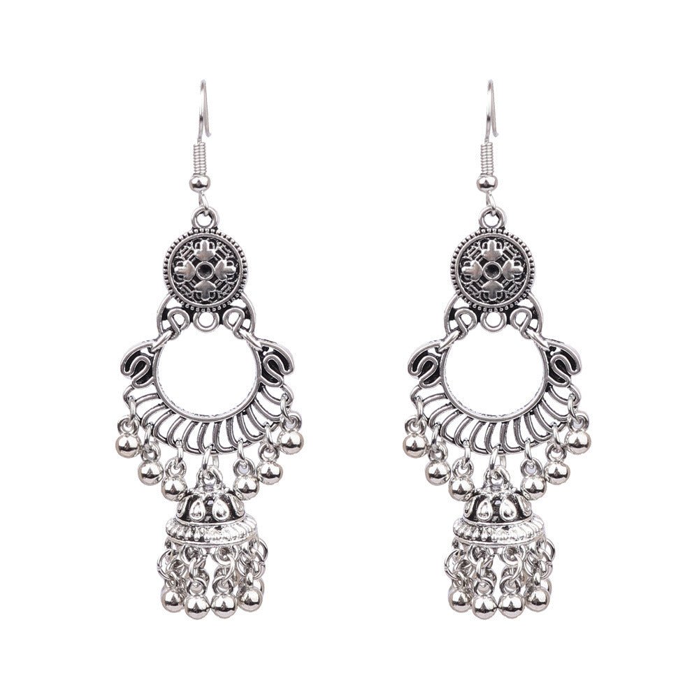 Vintage Ethnic Bell Drop Earrings – Women's Retro Alloy Earrings | 10 Styles - Vintgedrifter