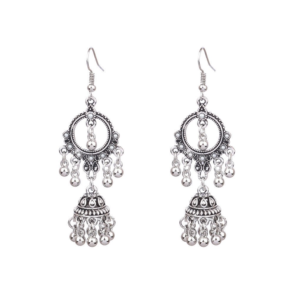 Vintage Ethnic Bell Drop Earrings – Women's Retro Alloy Earrings | 10 Styles - Vintgedrifter