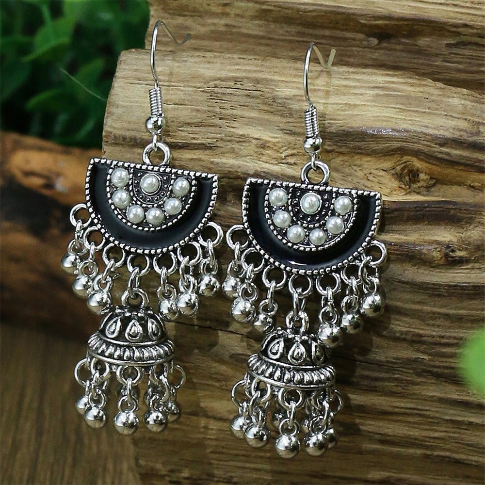 Vintage Ethnic Bell Drop Earrings – Women's Retro Alloy Earrings | 10 Styles - Vintgedrifter
