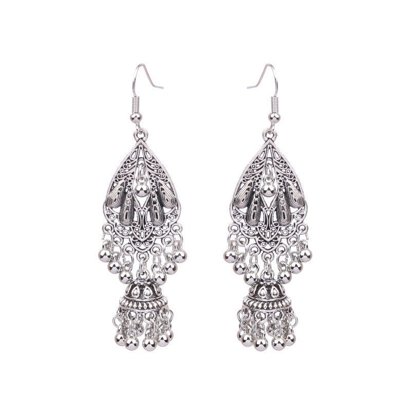 Vintage Ethnic Bell Drop Earrings – Women's Retro Alloy Earrings | 10 Styles - Vintgedrifter
