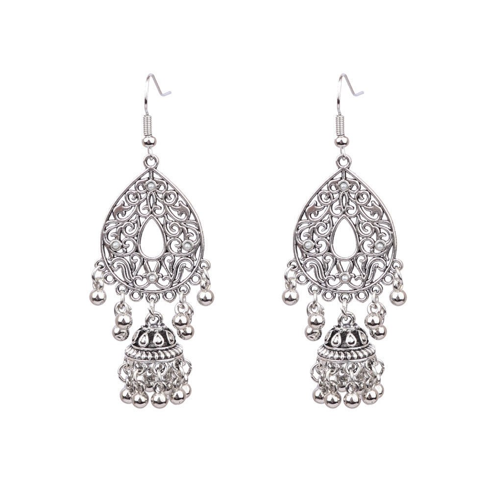 Vintage Ethnic Bell Drop Earrings – Women's Retro Alloy Earrings | 10 Styles - Vintgedrifter
