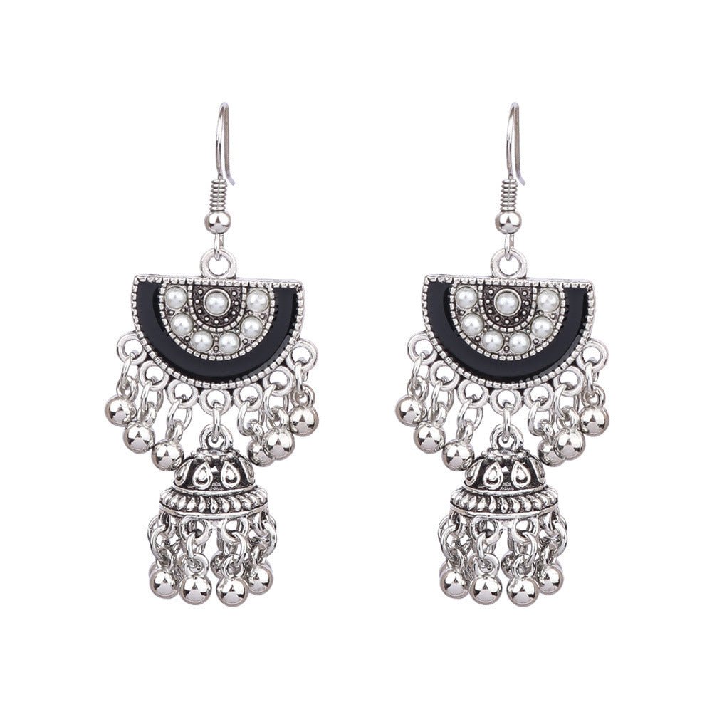 Vintage Ethnic Bell Drop Earrings – Women's Retro Alloy Earrings | 10 Styles - Vintgedrifter