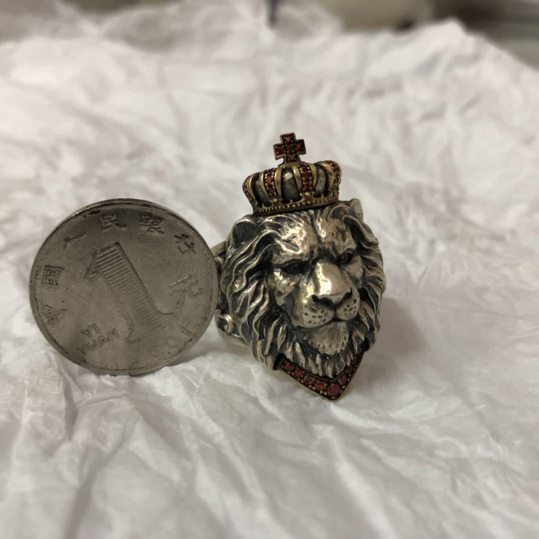 Vintage Lion Ring – Unisex Metal Animal Ring | Gold & Silver - Vintgedrifter