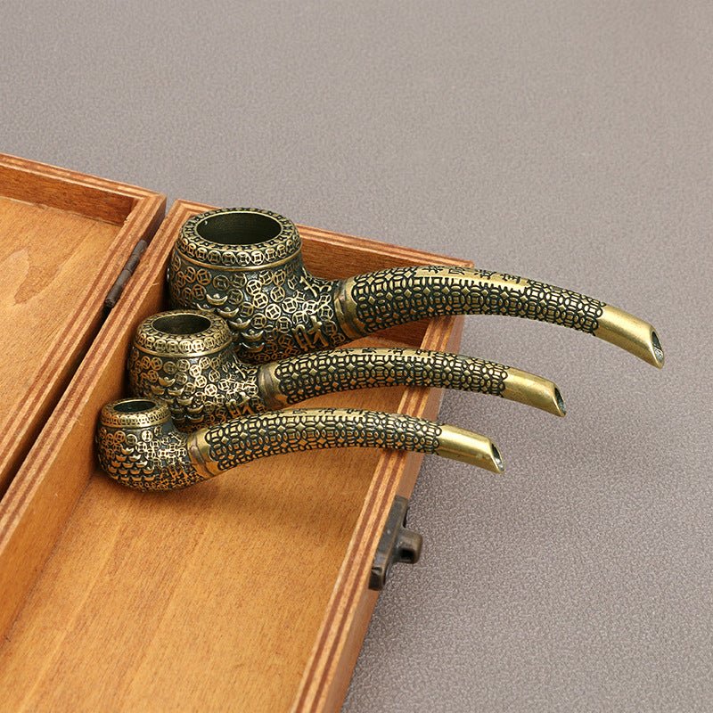 Vintage Pure Copper Vintage Men's Metal Smoking Set - Vintgedrifter